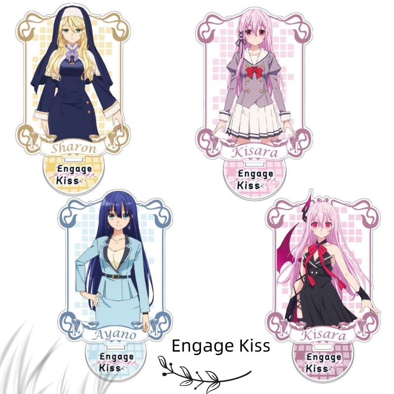 Anime Cosplay Kiss - Kawaii Anime Engage Kiss Akrilik Standı
