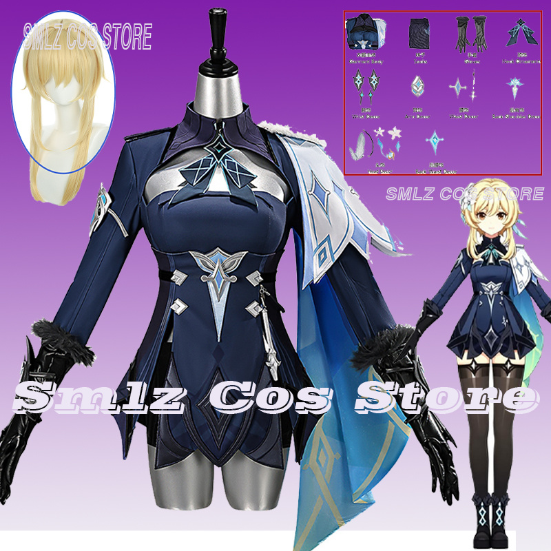 Anime Cosplay 2026 - 2026 Genshin Impact Gezgin Lumine Cosplay