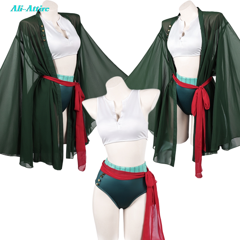 Cosplay Anime Zoro - Anime Korsan Roronoa Cosplay Zoro Pelerin