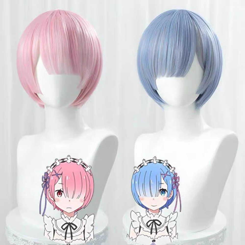 Re Zero Rem Wig - HAIRJOY Sentetik Saç Peruk Re:Life in