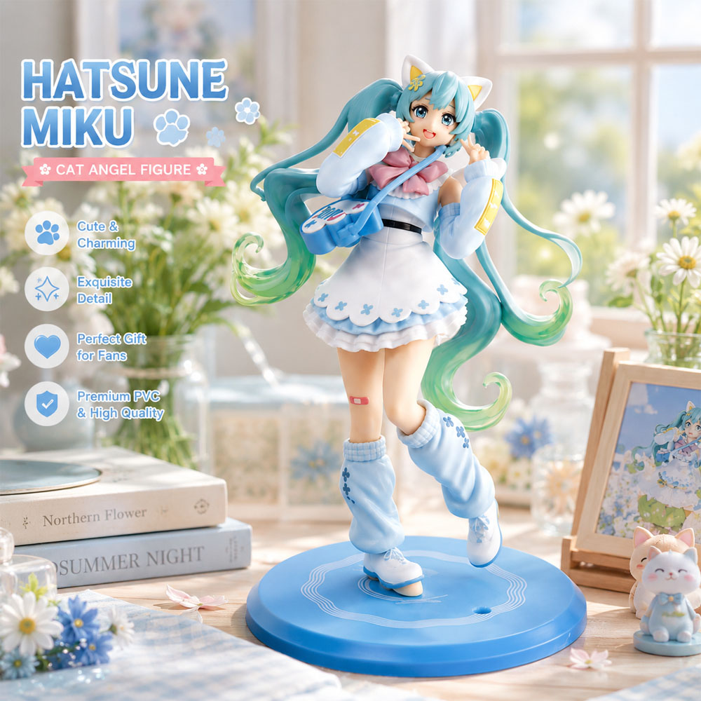 Good Smile Company Pop Up Parade - Hatsune Miku Kedi Melek Figürü 19cm