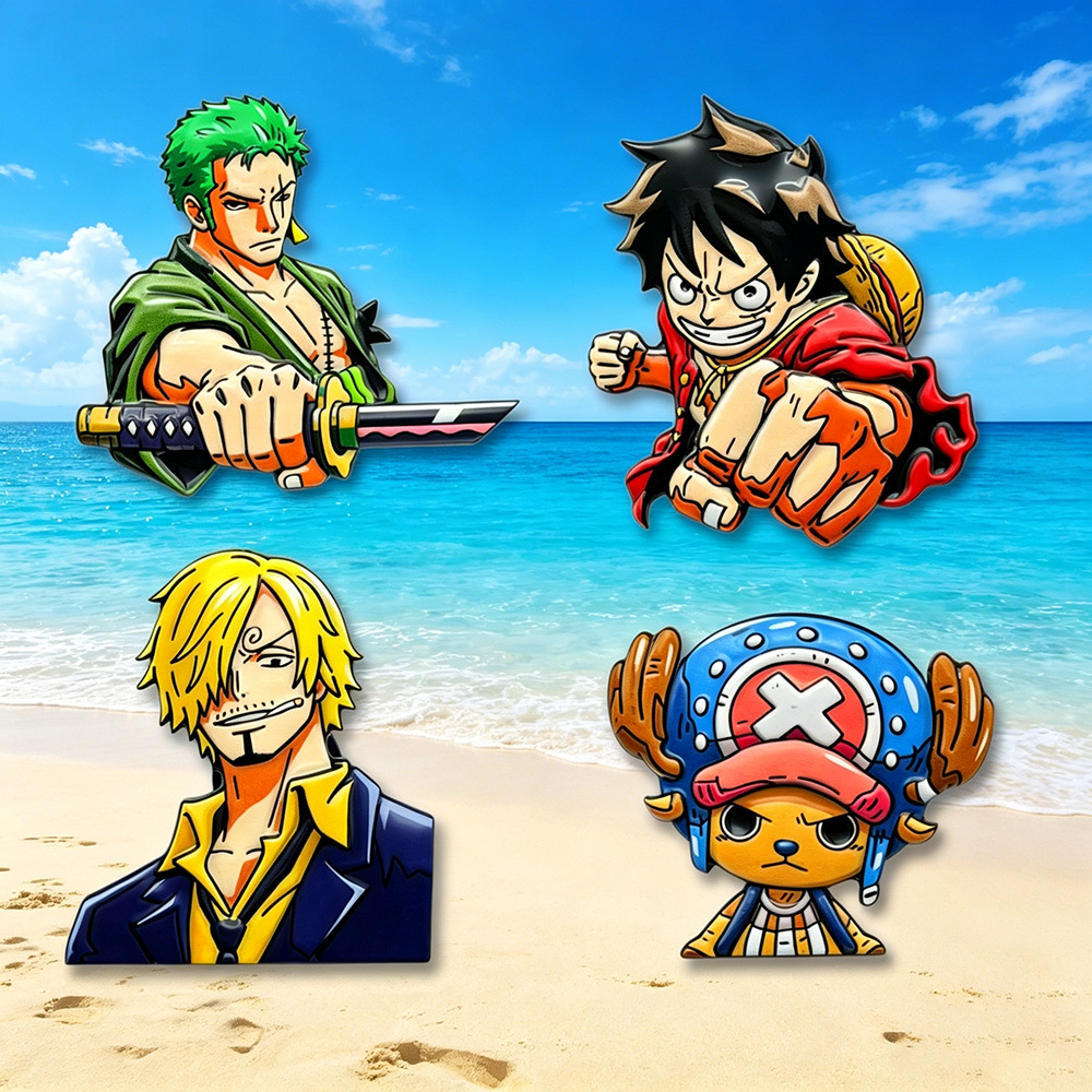 Cosplay Anime Zoro - 4 adet TEK PARÇA Çizgi Film