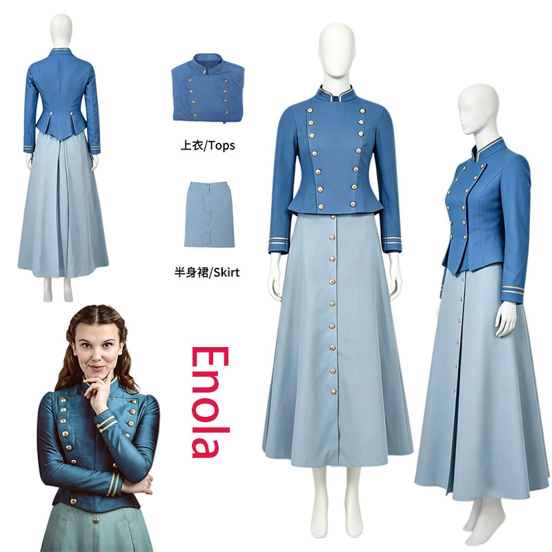 Anime Cosplay Costumes Female - WHH Movie Enola Cosplay Kostümü Holmes