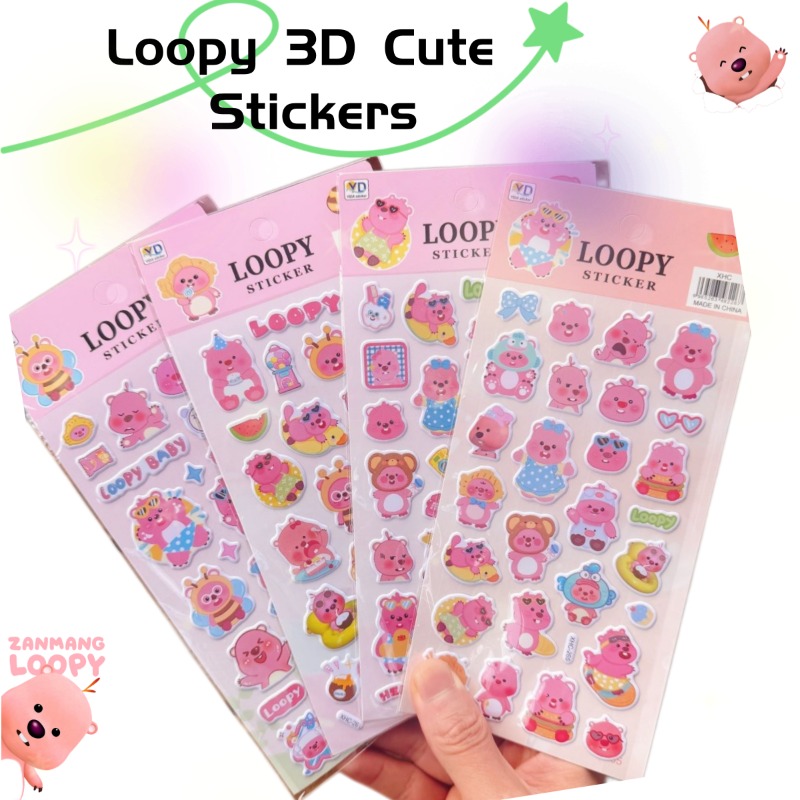 Anime Cosplay Cute - Yeni Pororo Anime Sevimli Loopy 3D