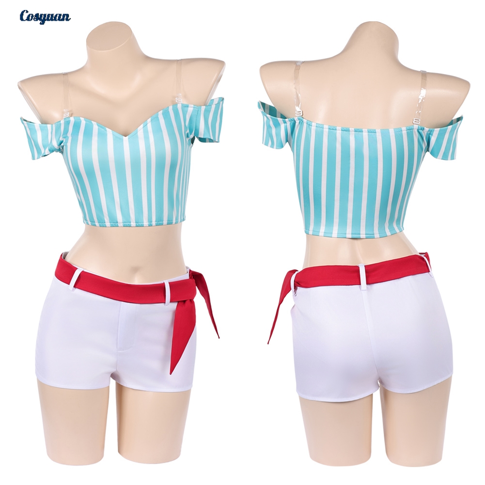 Anime Cosplay Outfits Female - Anime Korsan Cosplay Nami Üst Pantolon