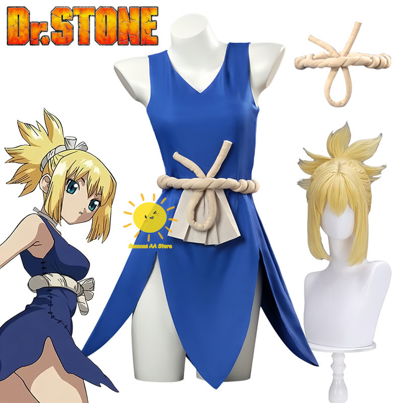 Anime Dr.Stone Cosplay Kohaku  - Anime Cosplay Mujer incelemesi ve fiyatı
