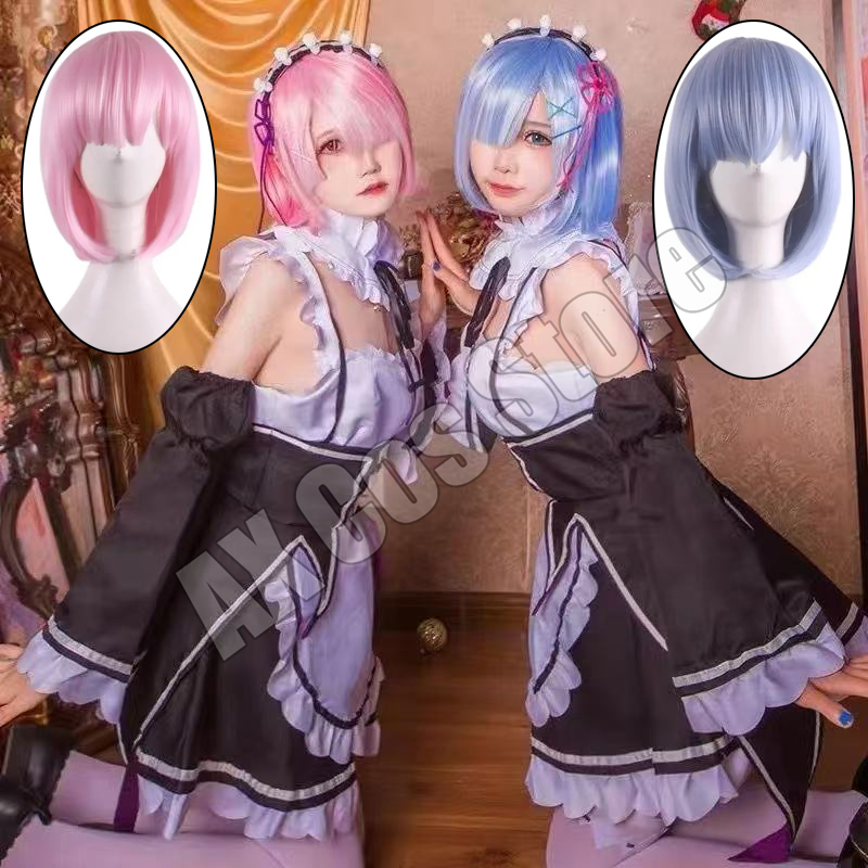 Anime Re:zero Kara Hajimeru Is - Re Zero Rem Wig incelemesi ve fiyatı
