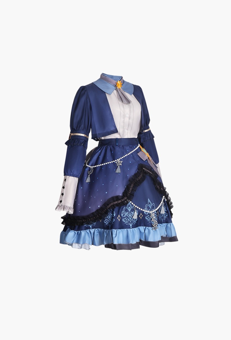 2025 PJSK Yıldız Renkli Elbise - Anime Cosplay Mujer incelemesi ve fiyatı