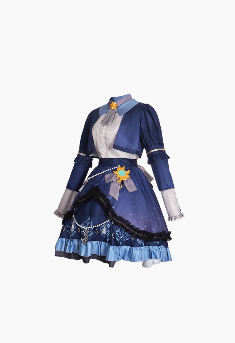 2025 PJSK Yıldız Renkli Elbise - Anime Cosplay Mujer incelemesi ve fiyatı