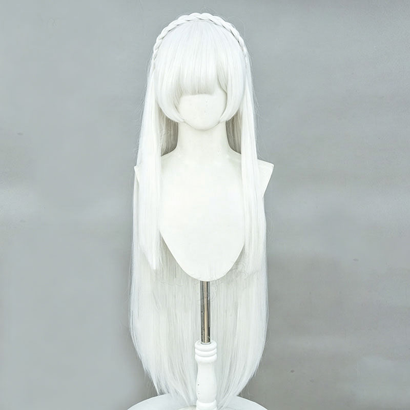 Anime Re: Zero Emilia Cosplay  - Re Zero Rem Wig incelemesi ve fiyatı