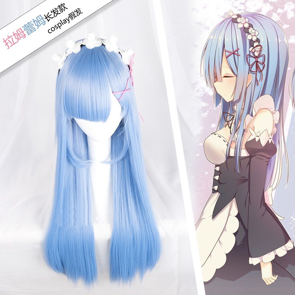 Re Zero Ram & Rem Cosplay Peru - Re Zero Rem Wig incelemesi ve fiyatı