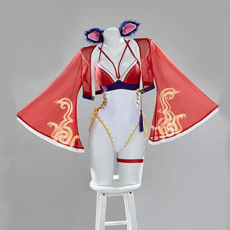 League of Legends Ahri Mayo Co - Anime Cosplay Bikini incelemesi ve fiyatı
