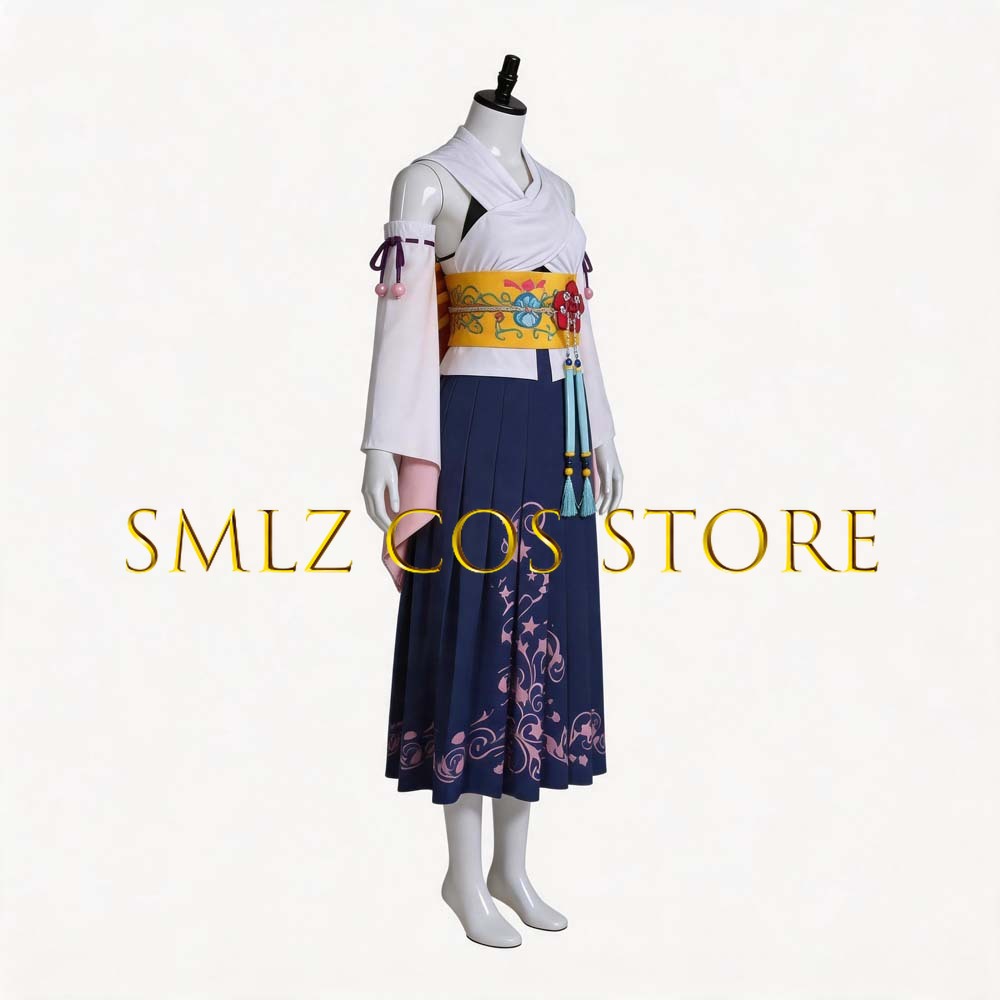Smlz FFX Yuna Cosplay Anime FF - Anime Cosplay Costumes Female incelemesi ve fiyatı