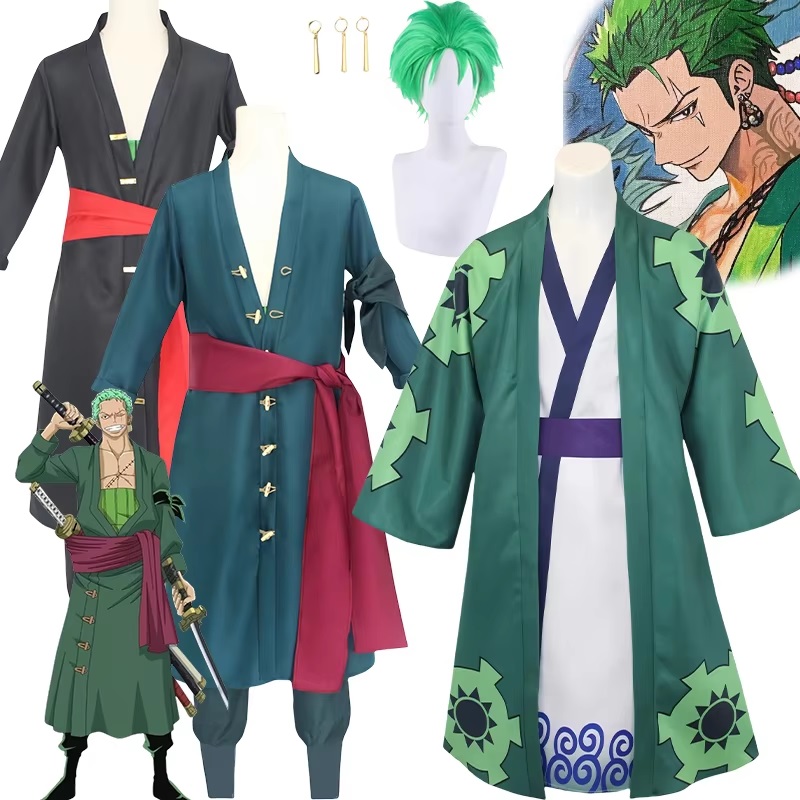 Bilibili Roronoa Zoro Cosplay  - Cosplay Anime Zoro incelemesi ve fiyatı