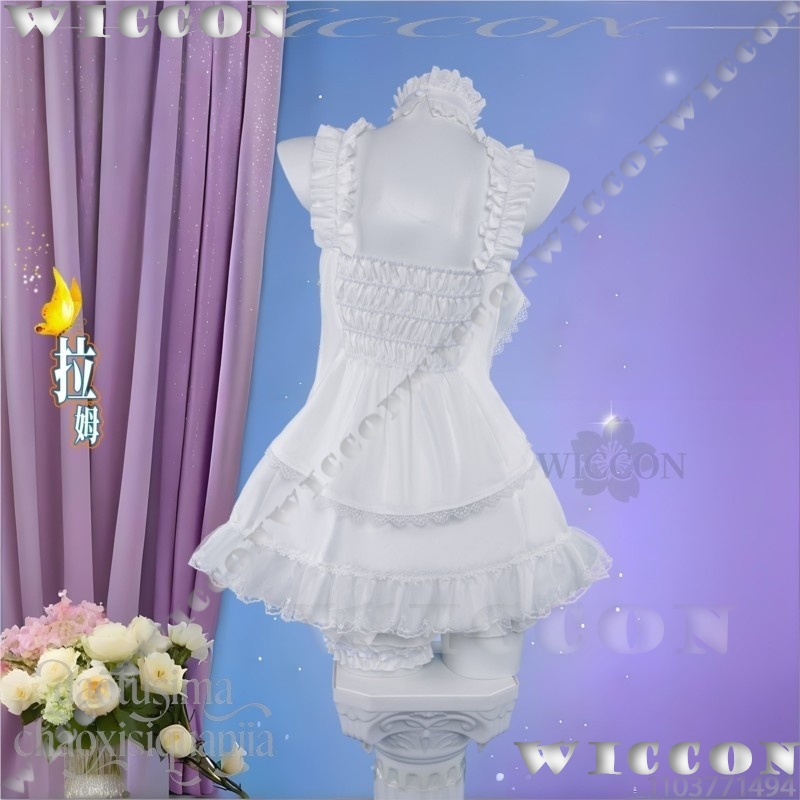 Ram Rem Tatlı Melek Saf Beyaz  - Re Zero Rem Wig incelemesi ve fiyatı