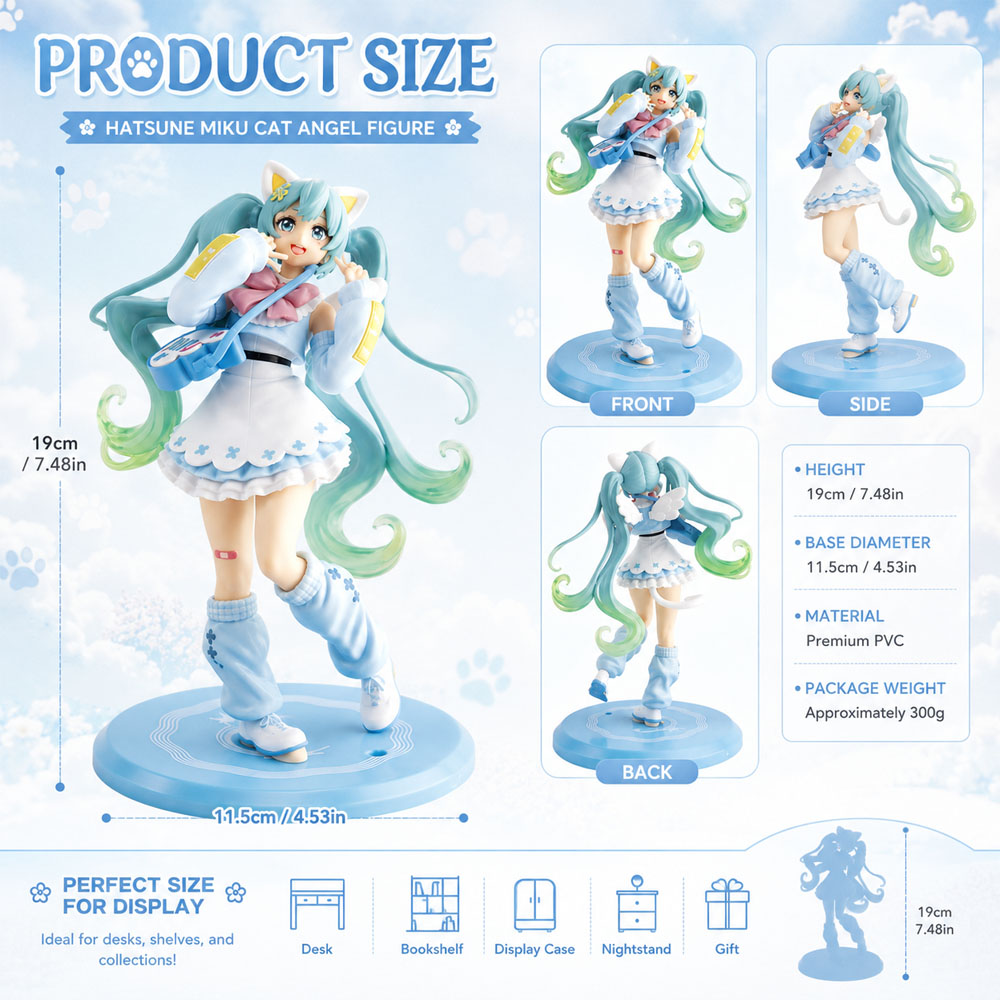 Hatsune Miku Kedi Melek Figürü - Good Smile Company Pop Up Parade incelemesi ve fiyatı