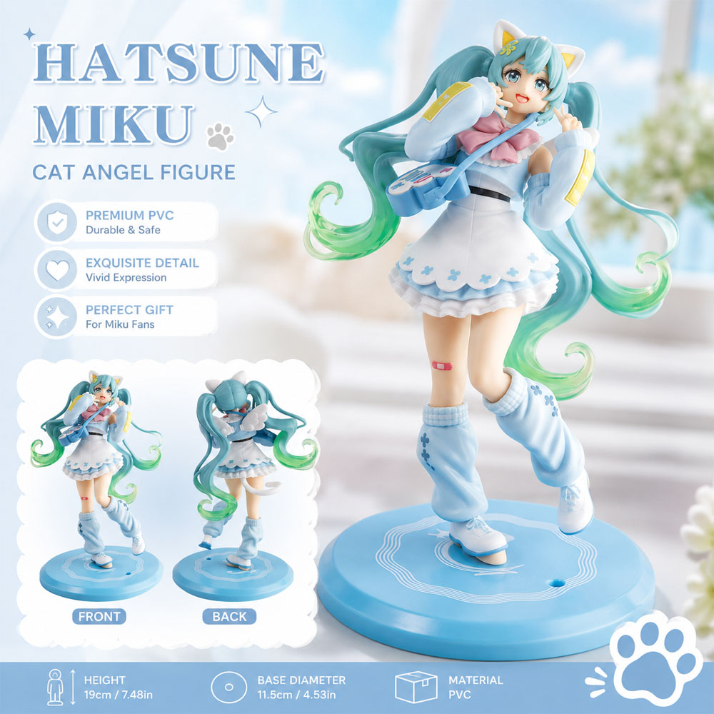 Hatsune Miku Kedi Melek Figürü - Good Smile Company Pop Up Parade incelemesi ve fiyatı
